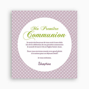 Invitation communion : quelles sont les informations qu’elle doit contenir ?
